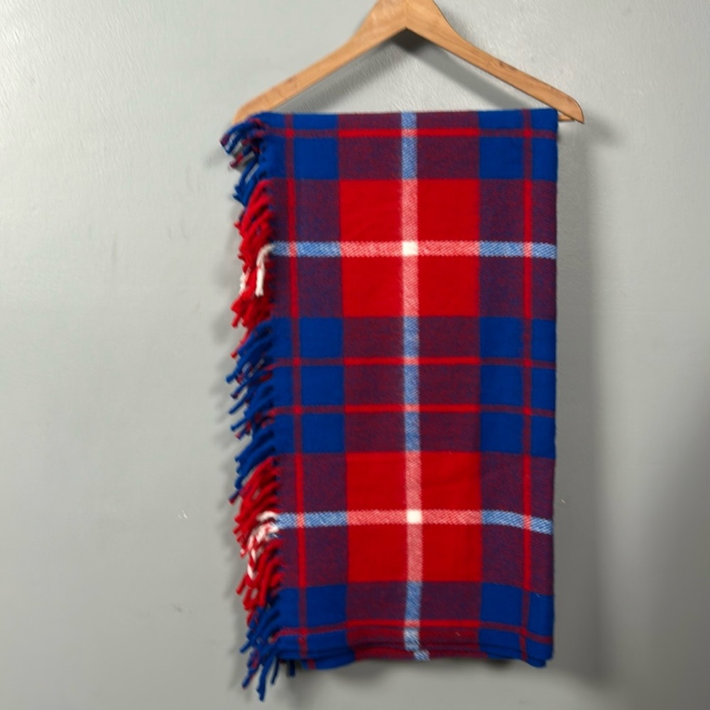 Vintage faribault Made in Minnesota Plaid Blanket Rectangular
